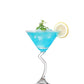 Bent Cocktail Glass